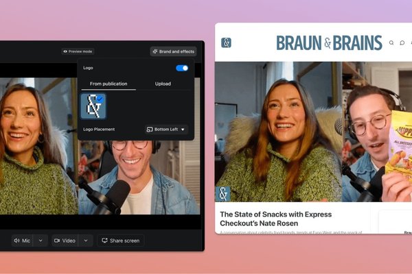 Substack launches a built-in recording studio